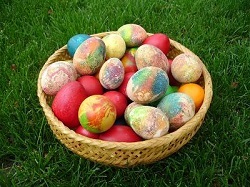 painted eggs easter bulgaria