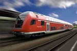 Treno in corsa