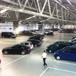 Parkings intérieurs au port de Barcelone