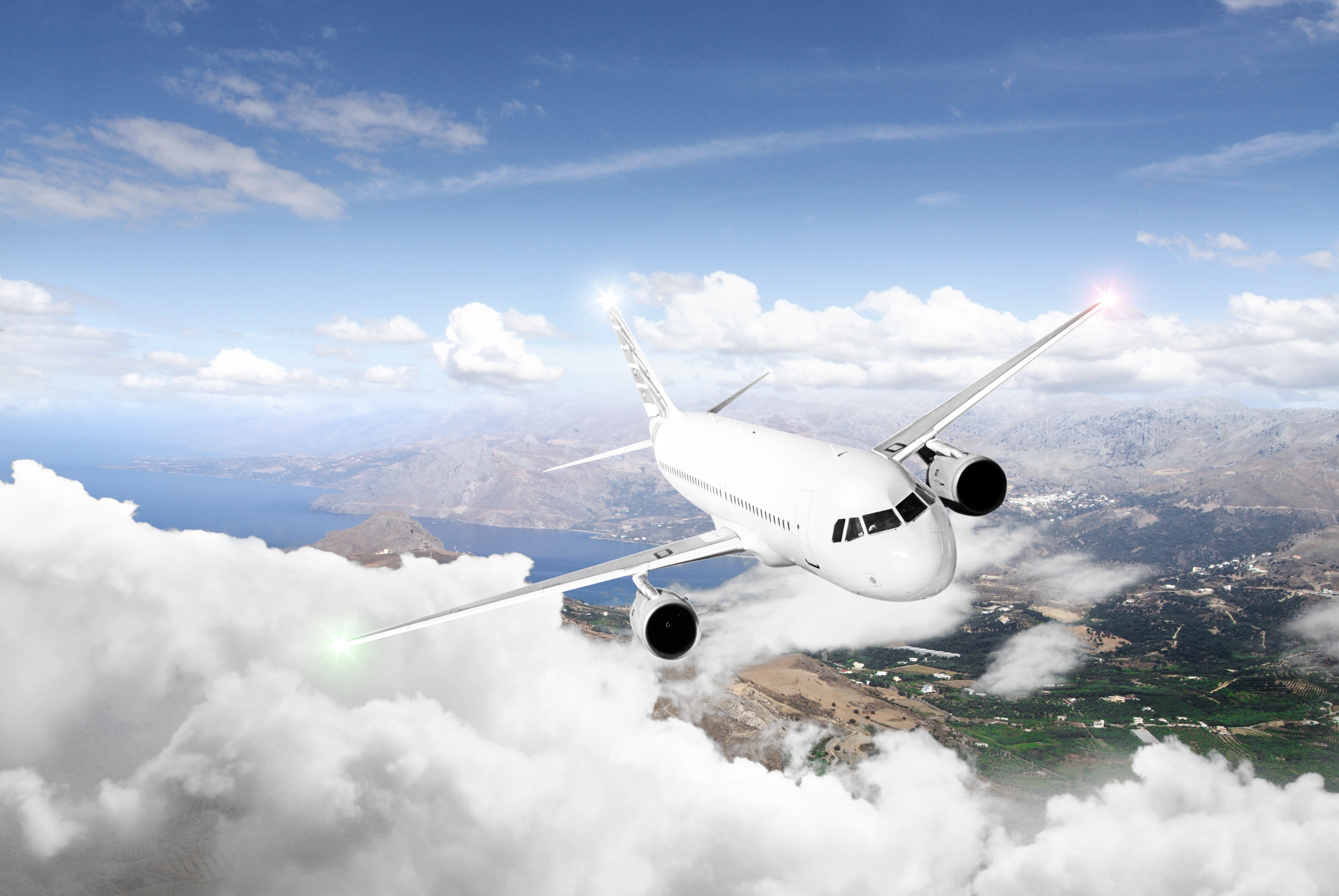 Aereo dopo il decollo