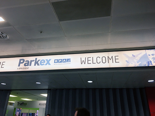 ParkCloud exhibits at Parkex 2017