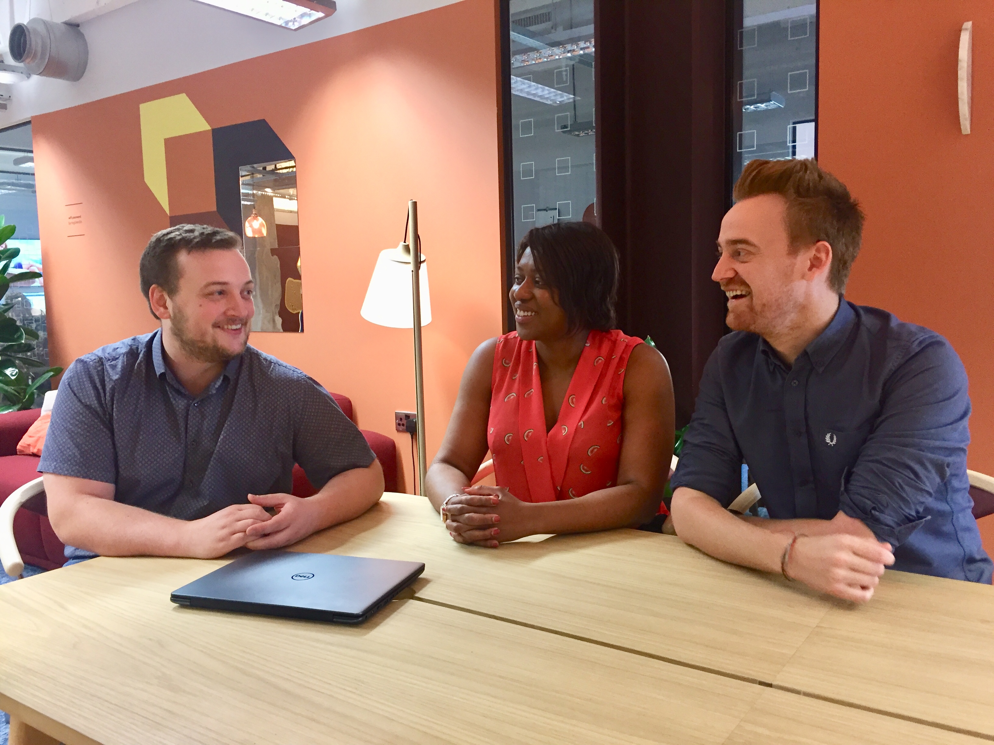 New recruits! (eft to right) Ben Fox, Anita Idisi and Chris Morris