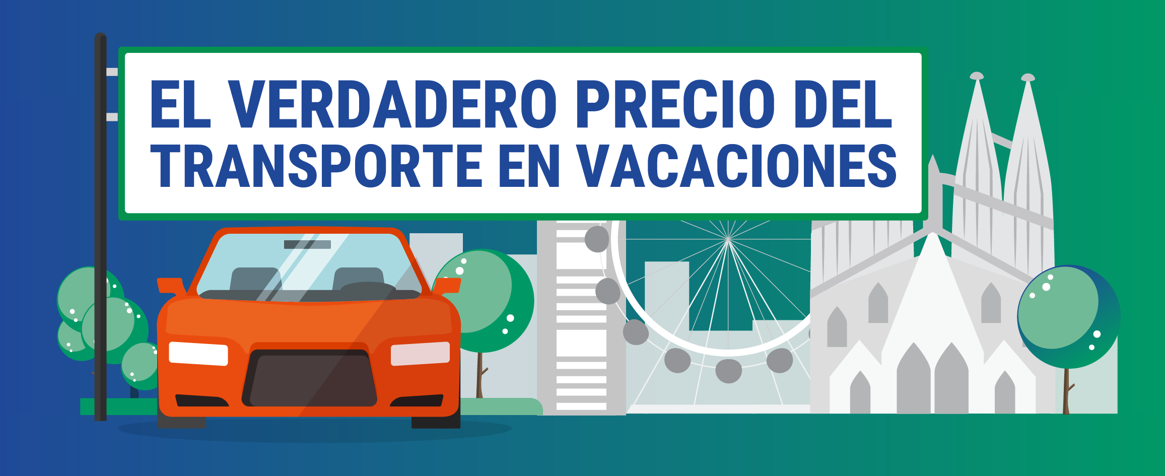 El verdadero coste del transporte vacaciones en España