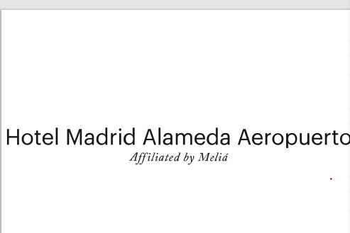 Tryp Alameda Parking Madrid Barajas