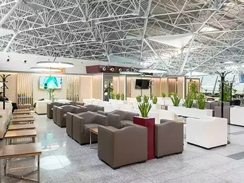 Business Lounge (International and Domestic), Moscow Vnukovo International, Russia