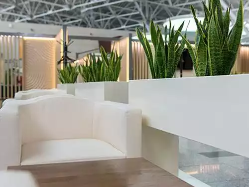 Business Lounge (International and Domestic), Moscow Vnukovo International, Russia