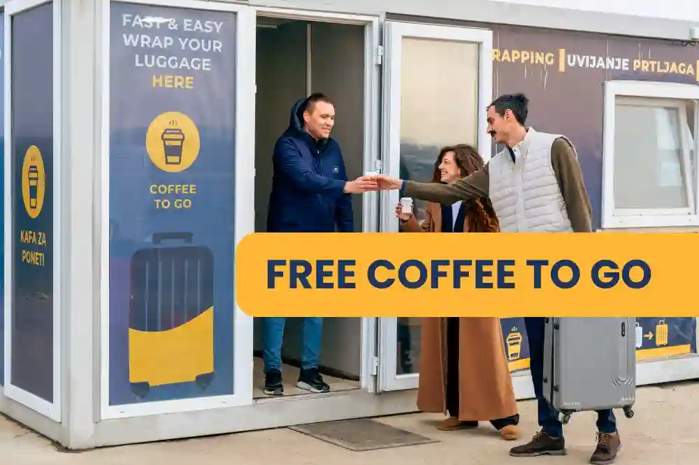 Free coffee on site