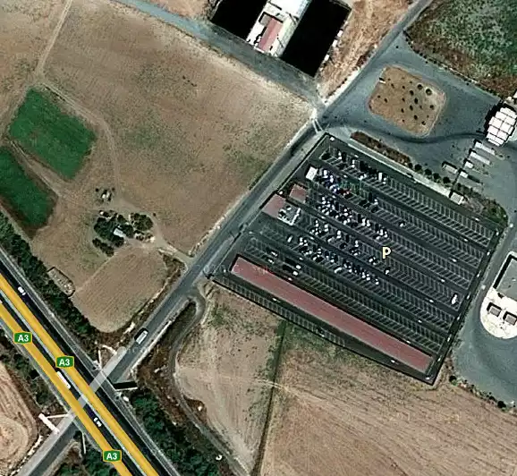 Satellite view of Park 2 Fly